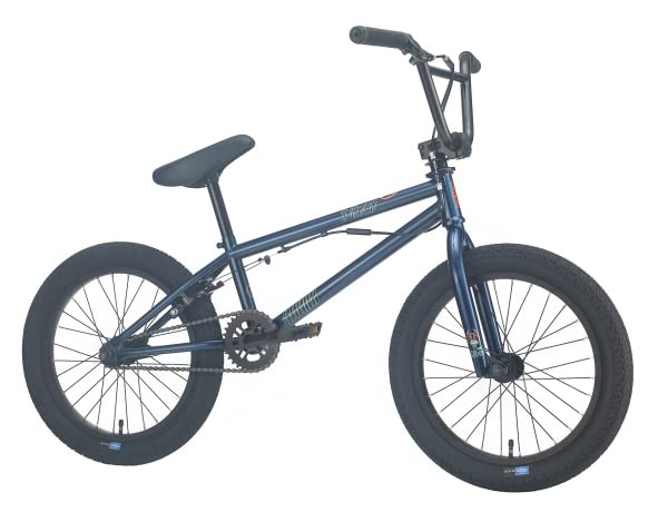 SIBMX Unisex Jugend DUVEL 18 BMX, Blau, 18.5" TT