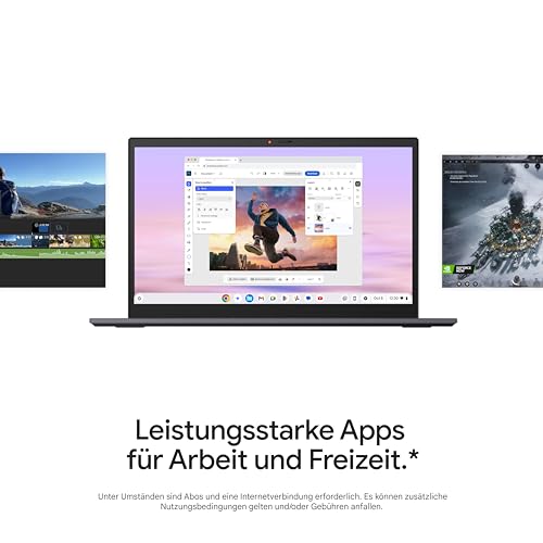 Acer Chromebook Plus 515 (CB515-2H-30CZ) Laptop, 15,6" FHD Display, Intel Core i3-1215U, 8 GB RAM, 128 GB SSD, Intel UHD Graphics, Google ChromeOS, AI-Features, grau