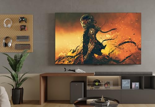 TCL 75T8A 75-Zoll-Fernseher, QLED, HDR 1000 nits, Full Array Local Dimming, IMAX Enhanced, 144Hz VRR, Dolby Vision und Atmos TV, Unterstützt bei Google