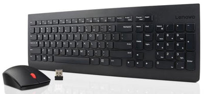 LENOVO Essential Wireless Keyboard and Mouse Combo - German, Black