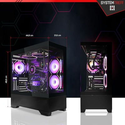 SYSTEMTREFF High-End Gaming PC AMD Ryzen 9 7950X3D 16x5.7GHz | Nvidia GeForce RTX 4080 Super 16GB DX12 | 2TB M.2 NVMe | 32GB DDR5 RAM | WLAN Desktop Computer Rechner für Gamer, Zocker & Streamer