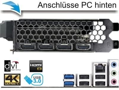 shinobee High End Gaming PC Intel Core i7 11700F 16 Threads 4.90GHz • Windows 11 • Nvidia GeForce RTX3060 12 GB • 32 GB 3000 MHz DDR4 • 1000GB SSD • WLAN • Gamer PC Computer Gaming Rechner #7135