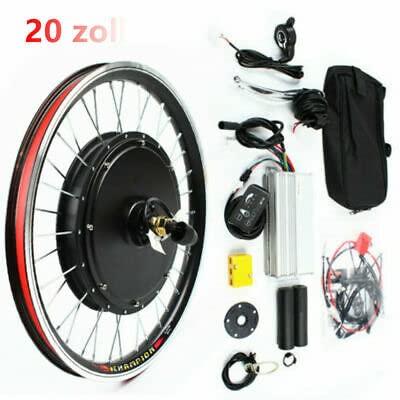 20 Zoll 48V Elektro-Fahrrad Kit E-Bike Elektrofahrrad Umbausatz Vorderrad 1000W Conversion Motor Set Fahrrad Nabenmotor Anzeige Frontmotor Elektrisches Fahrrad-Rad Naben-Frontmotor-UmrüStsatz