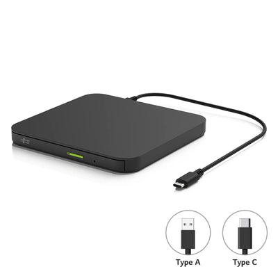 Hitachi LG GP96Y Externer CD DVD Laufwerk USB C, Brenner Laufwerk für Android, Portable Player Brenner Kompatibel mit PC (Windows, Mac, Fire)