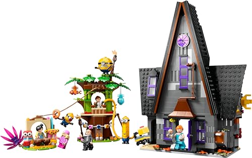 LEGO Ich – Einfach unverbesserlich 4 Familienvilla von Gru und den Minions, Film-Spielset zu Ich – Einfach unverbesserlich 4, Kinderspielzeug, Geschenk für Jungen und Mädchen ab 8 Jahren 75583