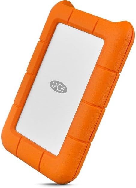 LaCie Rugged 2TB tragbare externe Festplatte, 2.5 Zoll, PC & Mac, inkl. USB-C w/o USB-A Kabel, inkl. 2 Jahre Rescue Service, Modellnr.: STFR2000800