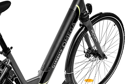 Argento Unisex – Erwachsene Omega E-Fahrrad, Schwarz, Einer Größe