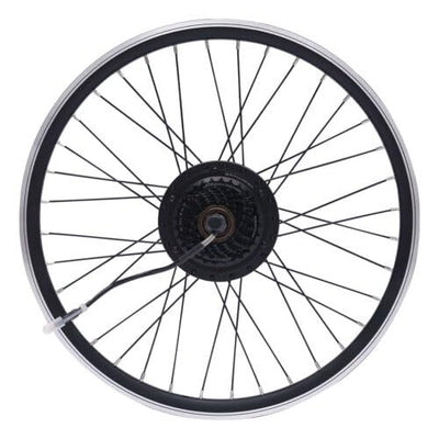 GAOUSD 24 Zoll Vorderrad Elektrofahrrad Umbausatz E-Bike Conversion Kit 36V Mit Display, Bremshebel und Controller Tasche Geeignet für Hinterrad Elektrofahrrad Conversion Kit