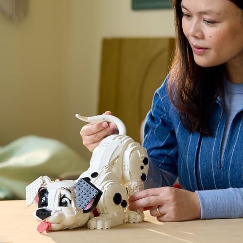 LEGO ǀ Disney Welpe aus 101 Dalmatiner - Bauset für Erwachsene - Verwandelt Sich in 6 niedliche Welpen mit drehbarem Kopf und Schwanz - DIY Heim-Deko - Geschenkidee für Fans - 43269