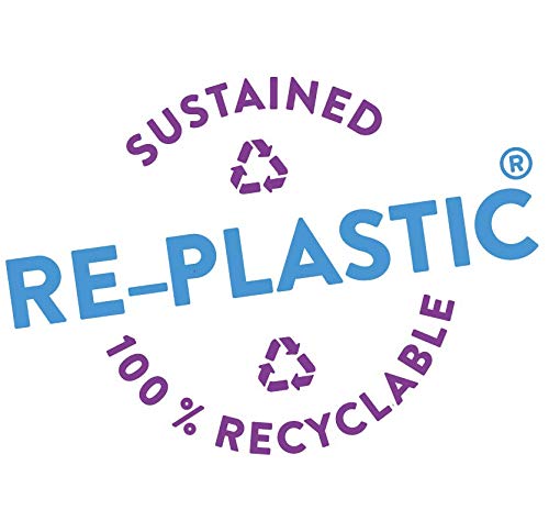 WISSNER® 400 Wendeplättchen in rot-blau aus RE-Plastic, Rechenplättchen für den Mathematikunterricht in der Grundschule, Plättchen