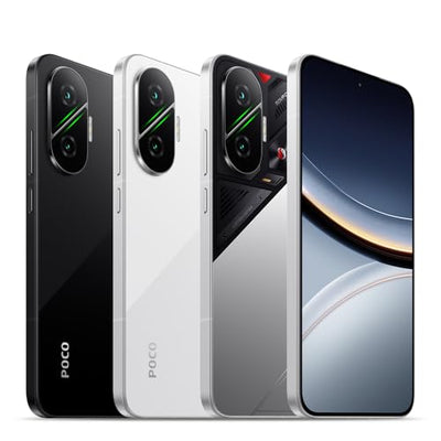 Xiaomi Poco F7 Smartphone, 12+512GB, Silber, Flaggschiff Snapdragon 8s Gen 4, 6500mAh Akku, 50MP Sony-Kamera mit OIS, 6,83" 1.5K 120Hz AMOLED-Display (Kein Netzadapter enthalten)