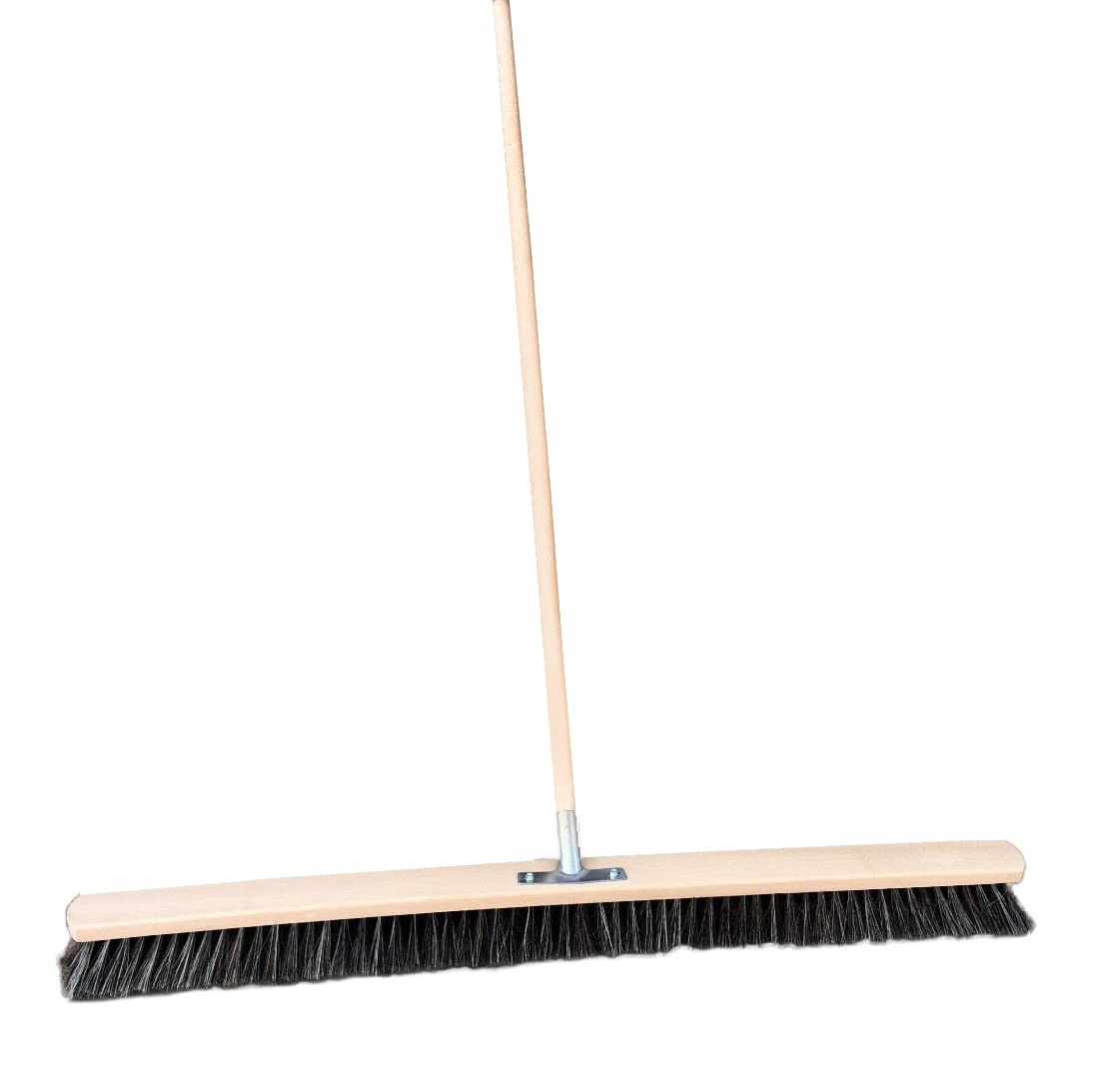 laguz Straßenbesen 100cm breit Besen Saalbesen Kehrbesen mit Buchestiel 150cm