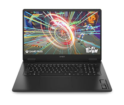 HP Omen Gaming Laptop | 17,3 Zoll FHD-Display - 144 Hz | AMD Ryzen 7 8845HS | 16 GB DDR5 RAM (2x8 GB) | 512 GB | NVIDIA GeForce RTX 4060 Laptop-GPU (8 GB) | QWERTZ | Windows 11 Home | Shadow Black