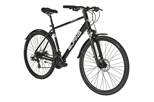 Alpina Bike Touring, Herrenfahrrad, schwarz, Rahmen 55 cm
