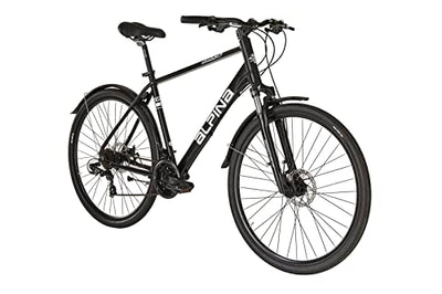 Alpina Bike Touring, Herrenfahrrad, schwarz, Rahmen 55 cm