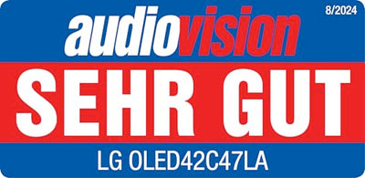 LG OLED42C47LA TV 42" (106 cm) OLED evo Fernseher (α9 Gen7 4K AI-Prozessor, webOS 24, Dolby Vision, bis zu 120Hz) [Modelljahr 2024]