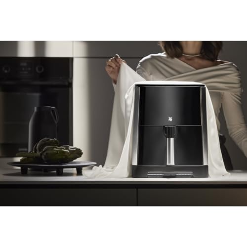 WMF Multi Taste Heißluftfritteuse, Airfryer, 1550 W, 4,6l für 2-4 Personen, gesundes Frittieren, Dörren, Grillen, Heissluftfriteuse mit 8 Programmen, 4,6 LIter Air Fryer, schwarz