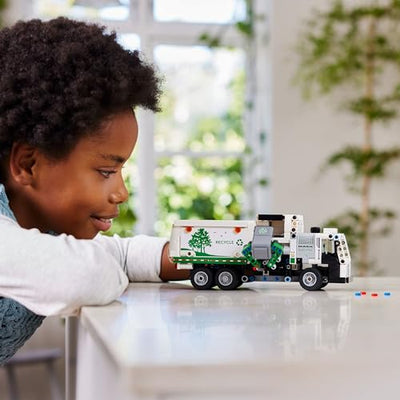 LEGO Technic Mack LR Electric Müllwagen, Müllauto-Modell für Recycling-Rollenspiele, Baubares LKW-Spielzeug für Kinder, Auto-Geschenk für Jungs und Mädchen ab 8 Jahren, die Fahrzeuge lieben 42167