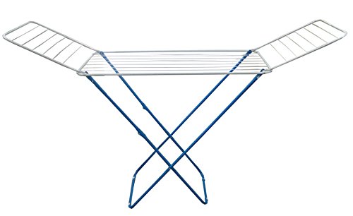 rg-vertrieb Wäscheständer Flügelwäschetrockner blau Wäschetrockner Wäsche Trocknen 18m Länge 184cm x 50cm x 102cm