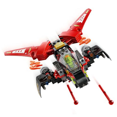 LEGO NINJAGO Ninja-Actionflitzer - 3-in-1-Spielzeug mit 2 Ninja-Bikes, 1 Jet und 6 Minifiguren, einschließlich Kai und Frak - Aufstieg der Drachen Geschenk für Jungen ab 8 Jahren - 71844