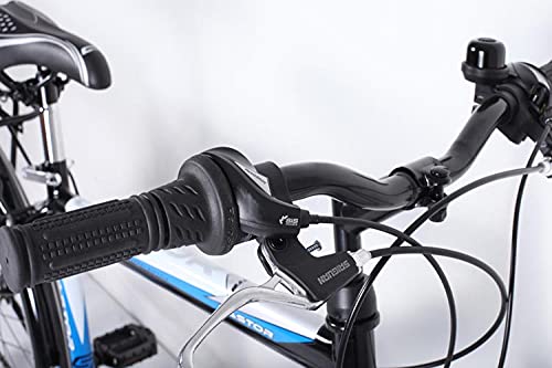 24 Zoll Jungen Fahrrad 21-Gang MIT Beleuchtung Farbe SCHWARZ TMX