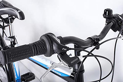 24 Zoll Jungen Fahrrad 21-Gang MIT Beleuchtung Farbe SCHWARZ TMX