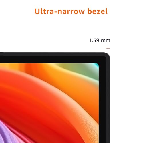Amazon Basics Monitor 27 Zoll (68.6 cm), FHD 1080p, max. 100 Hz, VESA-kompatibel, integrierte Lautsprecher, Schwarz