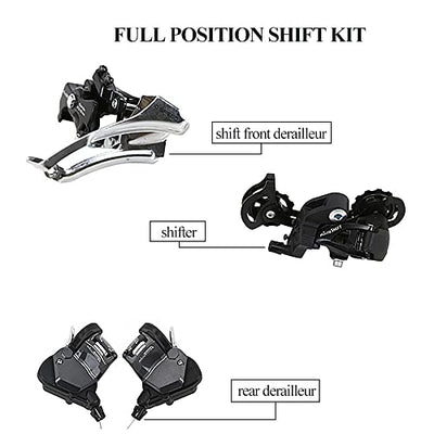 Wmmner Mountainbike 26 Zoll, Fat Tire Bike, Mountainbike Trail Bike mit voller Geschwindigkeit 30/27/24/21/7, Doppelscheibenbremse, High-Carbsu Stahlrahmen, Federung vorne, Urban