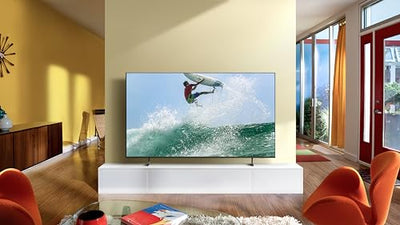 Samsung Crystal UHD 4K DU7179 Fernseher 55 Zoll, Samsung TV mit PurColor, 4K Upscaling, Crystal Prozessor 4K, Smart TV, GU55DU7179UXZG, Deutsches Modell [2024]