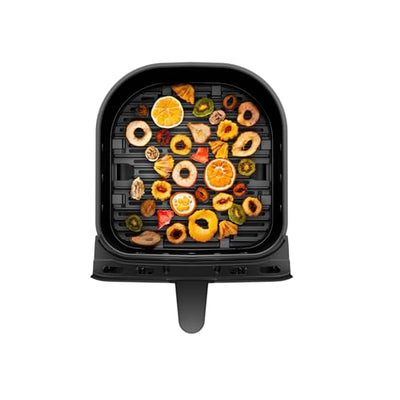 WMF Multi Taste Heißluftfritteuse, Airfryer, 1550 W, 4,6l für 2-4 Personen, gesundes Frittieren, Dörren, Grillen, Heissluftfriteuse mit 8 Programmen, 4,6 LIter Air Fryer, schwarz