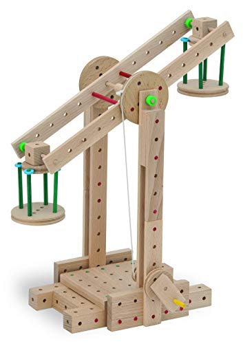 Matador 11318 E318 Baukasten, ab 5 Jahren, holzfarben, bunt