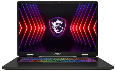MSI Sword 17 HX, Gaming Laptop, 17,0" FHD+, Intel® Core™ i7 Prozessor 14650HX, 16 GB DDR5-5600 RAM, 1 TB, NVIDIA® GeForce RTX™ 4060, Windows 11 Home, QWERTZ Tastatur, B14VFKG-276