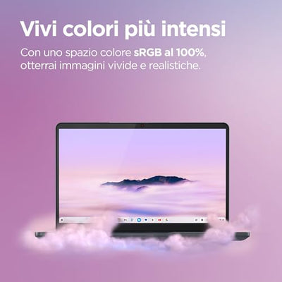 Lenovo IdeaPad Slim 3 Notebook Chromebook Plus 14 Zoll FHD (1920x1080), Intel Core i3-N305, 8GB RAM, 256GB SSD, WiFi 6, ChromeOS (kompatibel mit Google App, Microsoft 365, Adobe)