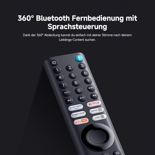 Xiaomi F, 65 Zoll (165 cm), 4K UHD, Smart TV, Fire TV, Triple Tuner DVB-C/S/S2/T/T2,HDR10, MEMC, Game Boost mode 120Hz,Sprachsteuerung mit Alexa,2GB+32GB, Kompatibel mit Apple AirPlay