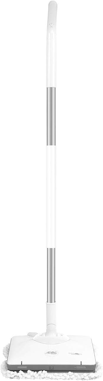Sichler Haushaltsgeräte Akku Bodenwischer: Akku-Fußboden-Poliermaschine mit Sprüh-Funktion & LED-Licht, 900 Hz (Akku Wischmopp, Bohnermaschine, Haushaltshelfer)