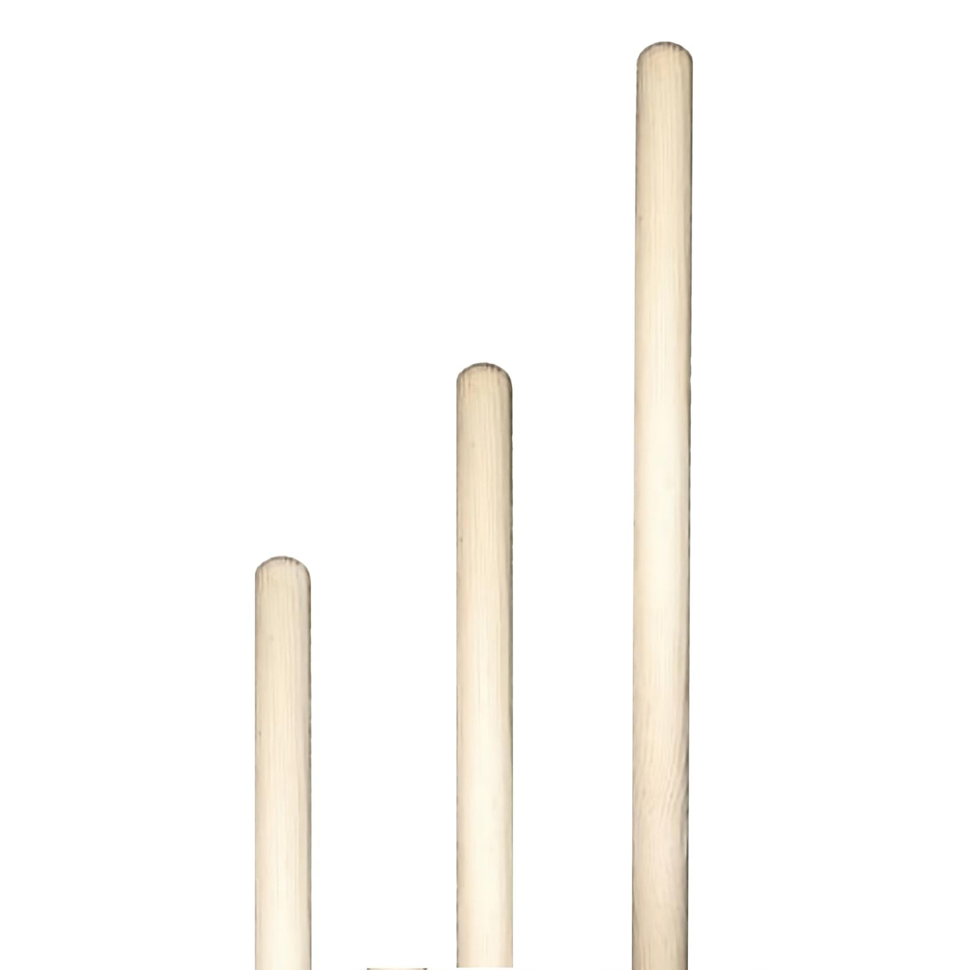 AGROHIT Werkzeugstiel, 3X Holzstiel, Gerätestiel aus Holz, Besenstiel-Set, Stiel für Besen oder Gartengeräte, Bequemer & Stabiler Besenstiel für Garten oder Zuhause, 3 Stück, Ø 2,8 cm, Länge 140 cm