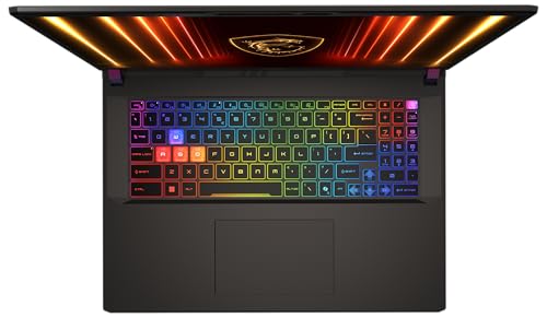 MSI Vector 17 HX AI Gaming-Laptop, 17" QHD+ 240 Hz Display, Intel Core Ultra 9 275HX, NVIDIA GeForce RTX 5080, 32 GB RAM, 2 TB SSD, Windows 11 Home, QWERTZ Tastatur, Cosmos Grau, A2XWIG-040