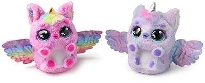 Hatchimals Alive Mystery Ei Pufficorn - magisches selbstschlüpfendes Ei ca. 25 cm groß mit interaktivem Überraschungs-Plüschtier, für Kinder ab 5 Jahren
