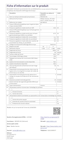 MEDION 100,3 cm (40 Zoll) Full HD Fernseher (Smart-TV, HDR, VIDAA Store, Netflix, Prime Video, Disney+, DAZN, Paramount+, HbbTV, PVR, Bluetooth, MD 840101)