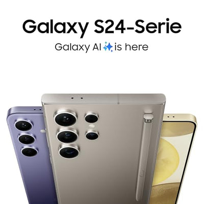Samsung Galaxy S24 Ultra AI Smartphone, Android-Handy ohne Vertrag, 12GB RAM/512GB Speicher, 200-MP-Kamera, S Pen, Lange Akkulaufzeit, Titanium Violet, 3 Jahre Herstellergarantie