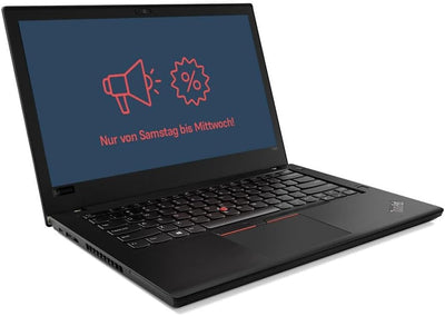 Lenovo ThinkPad T480 Touchscreen Business Laptop, 14 Zoll FHD Notebook, Intel Core i5-8250U, 16GB RAM, 512GB SSD, Windows 11 Pro (Generalüberholt)