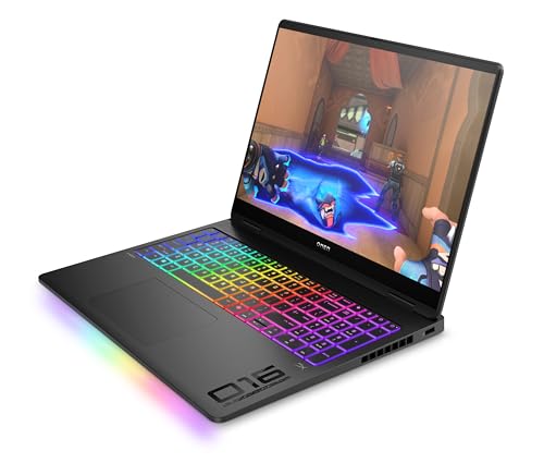 HP Omen MAX Gaming Laptop | 16 Zoll UWVA 2.5K OLED Display 240Hz | Intel Ultra 9-275HX (24C) | NVIDIA GeForce RTX 5090 24GB VRAM | 64 GB DDR5 RAM | 2 TB SSD | Windows 11 | QWERTZ | Alu Shadow Black