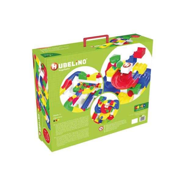Hubelino 420572 Baukasten Maxi (213-teilig) Kugelbahn, kompatibel