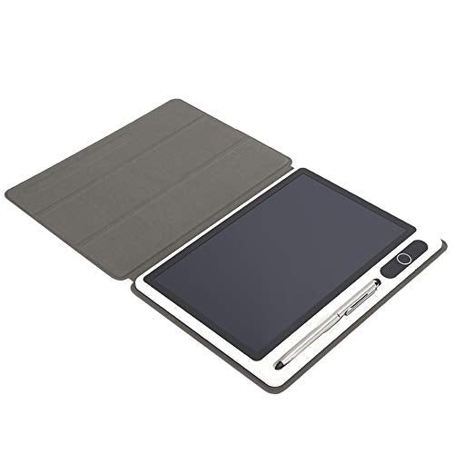 Topiky 10,1-Zoll-LCD-Handschrifttafel mit Ledertasche und Stiftset, Elektronischer Notizblock LCD-Tablet-Zeichenblock Business Supply Handmalwerkzeug(Rosenrot)
