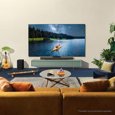 LG OLED77C47LA TV 77" (195 cm) OLED evo Fernseher (α9 Gen7 4K AI-Prozessor, webOS 24, Dolby Vision, bis zu 120Hz) [Modelljahr 2024]