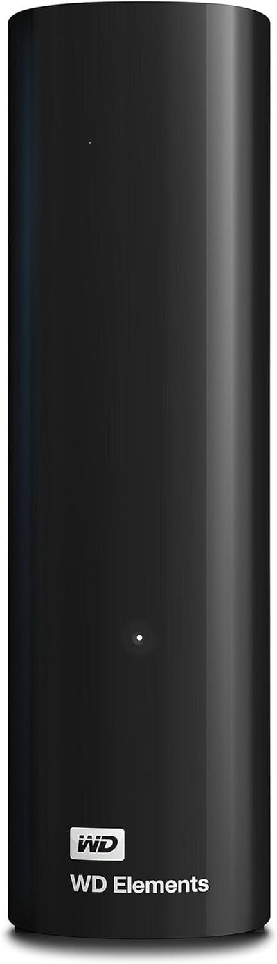 WD Elements Desktop-Speicher 10 TB (Desktop-Speicher USB 3.0-kompatibel, Zusatzspeicher für Fotos, Musik, Videos und alle anderen Dateien, stoßfest), HDD, Schwarz