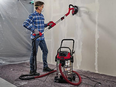 Einhell Nass-Trockensauger TE-VC 2230 SACL (1.400 W, 220 mbar, 8m Aktionsradius, HEPA-Faltenfilter inkl. Filterreinigungssystem, 30l Behälter, Staubschutzklasse L, 2.000 W Automatiksteckdose)