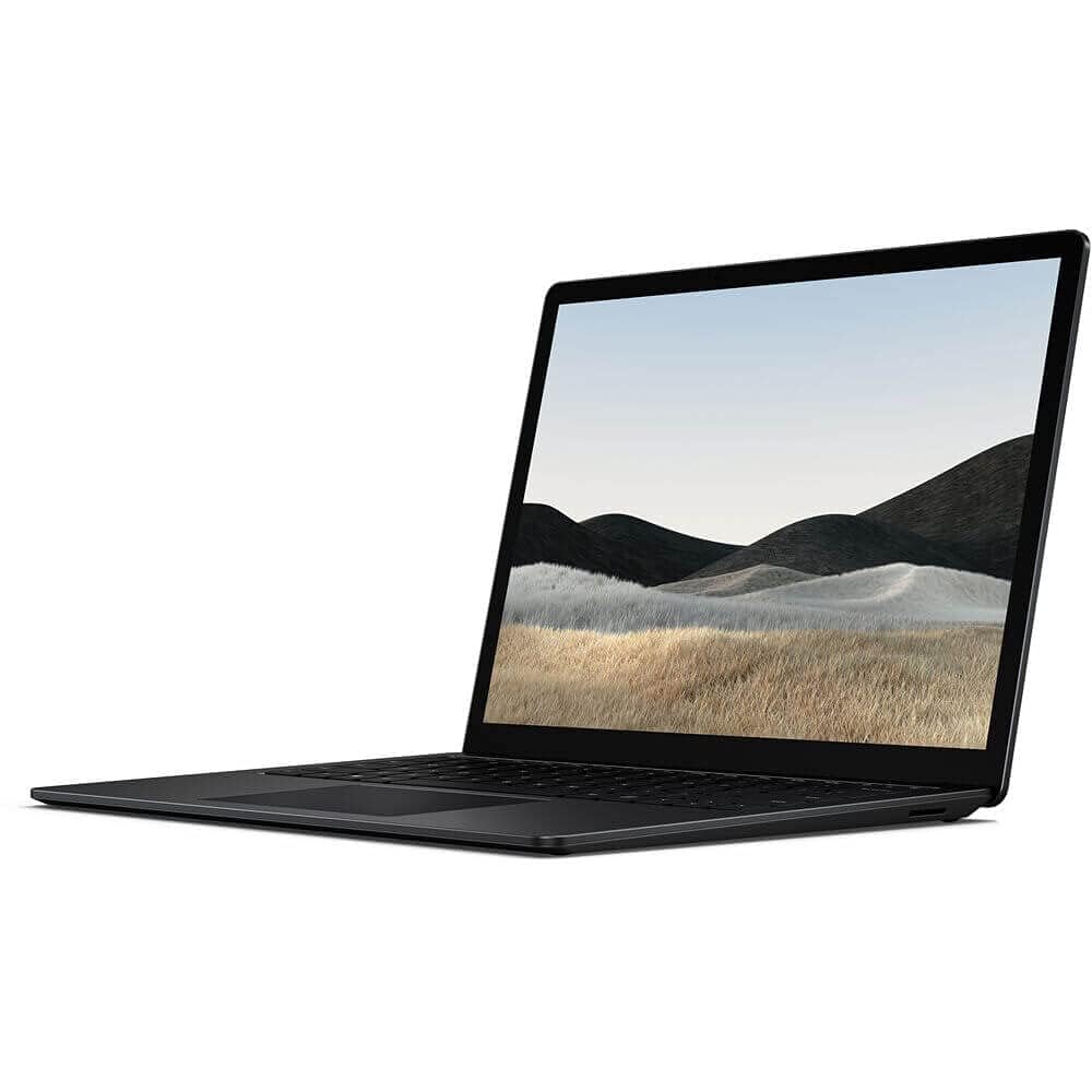 Microsoft 2021 Surface Laptop 4 mit Intel Core i7-1185G7 (13,5-Zoll, 16GB RAM, 256GB SSD) (QWERTZ Deutsch) Schwarz (Generalüberholt)