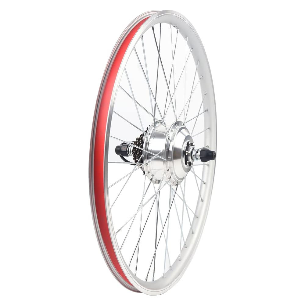 Froulaland 26 Zoll 36V 350W Elektrofahrrad Hinterrad Umbausatz E-Bike Conversion LCD Kit Ausgestattet Mit Einem Leistungsstarken Controller, Um Eine Große Stromversorgung Sicherzustellen.