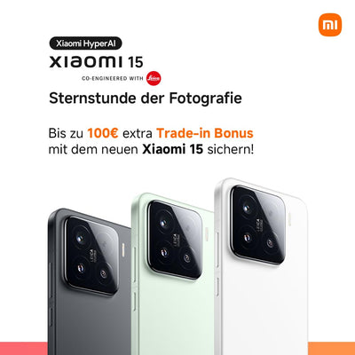 Xiaomi 15 Smartphone, 12+512GB, Schwarz, Handy ohne Vertrag, 50MP Leica Kamera, 120Hz WQHD+ AMOLED Display, Snapdragon 8 Elite, 5240mAh, 90W HyperCharge, Xiaomi Hyper AI, Dual-SIM